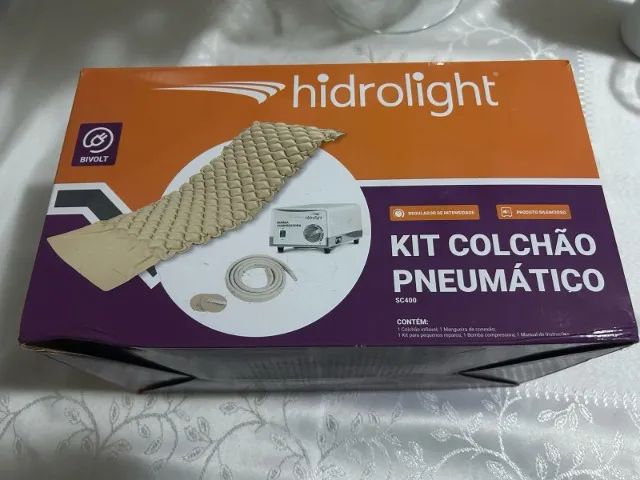 Kit colchão pneumático - bivolt (nunca usado). 