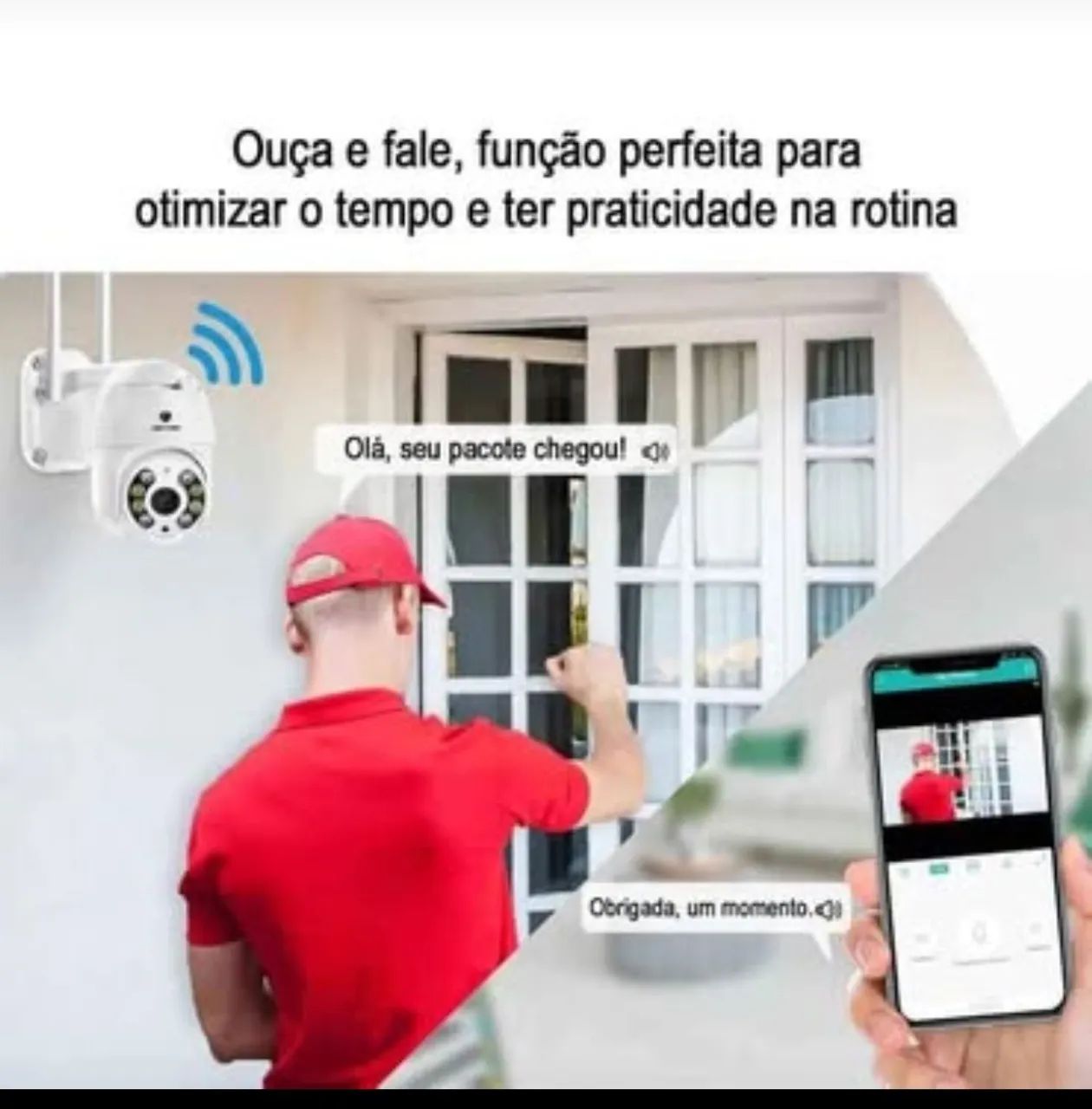 Câmera de Segurança Externa com instalação IP66 à Prova D'água - Foto 3