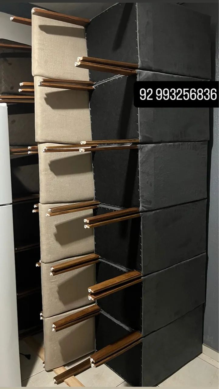 A Pronta Entrega/CADEIRAS DE MADEIRA ALMOFADADAS  - Foto 4