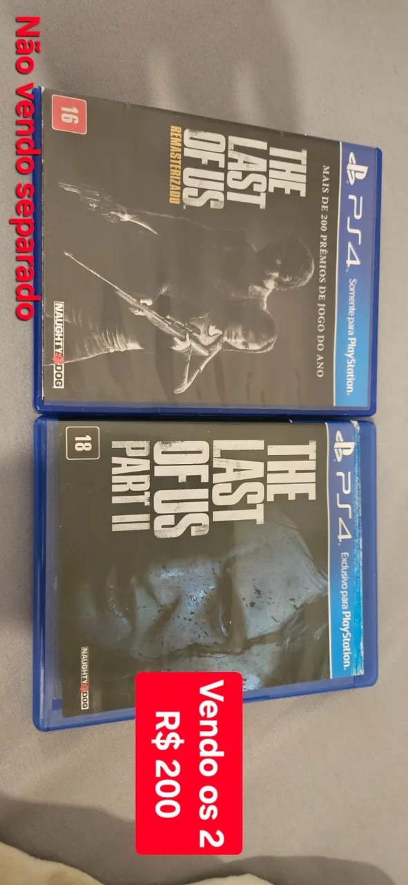 Vendo jogo The Last Of US 1 & 2 PS4
