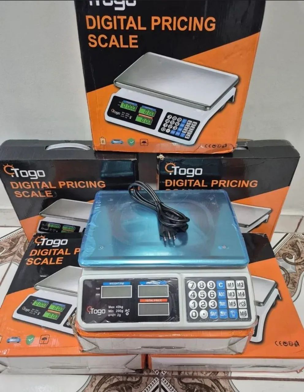 Balança togo 40kg digital para comércio novas com garantia 