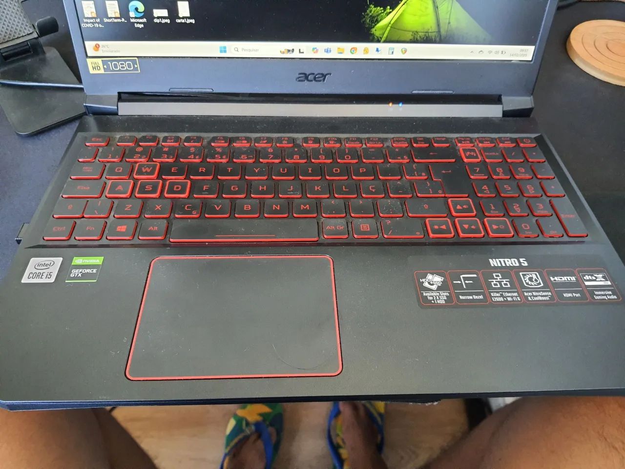 Combo Gamer Imbatível: Notebook Acer Nitro 5 + Monitor LG Ultrawide - Foto 3