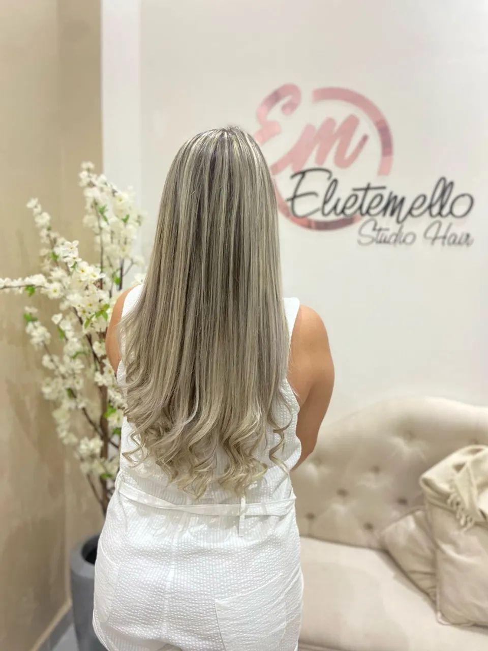 Mega hair loiro de 3 redes  - Foto 3
