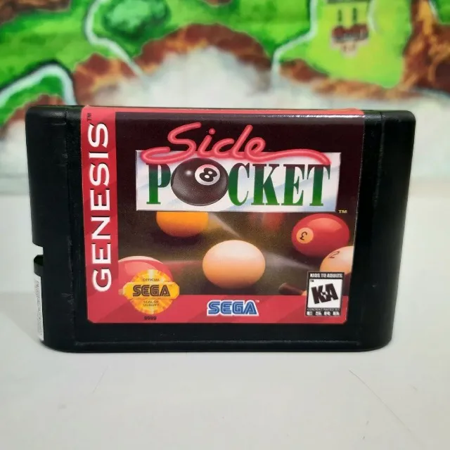 Side Pocket Sinuca Mega Drive SEGA Genesis