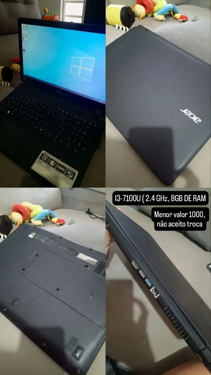 notebook i3 7100u