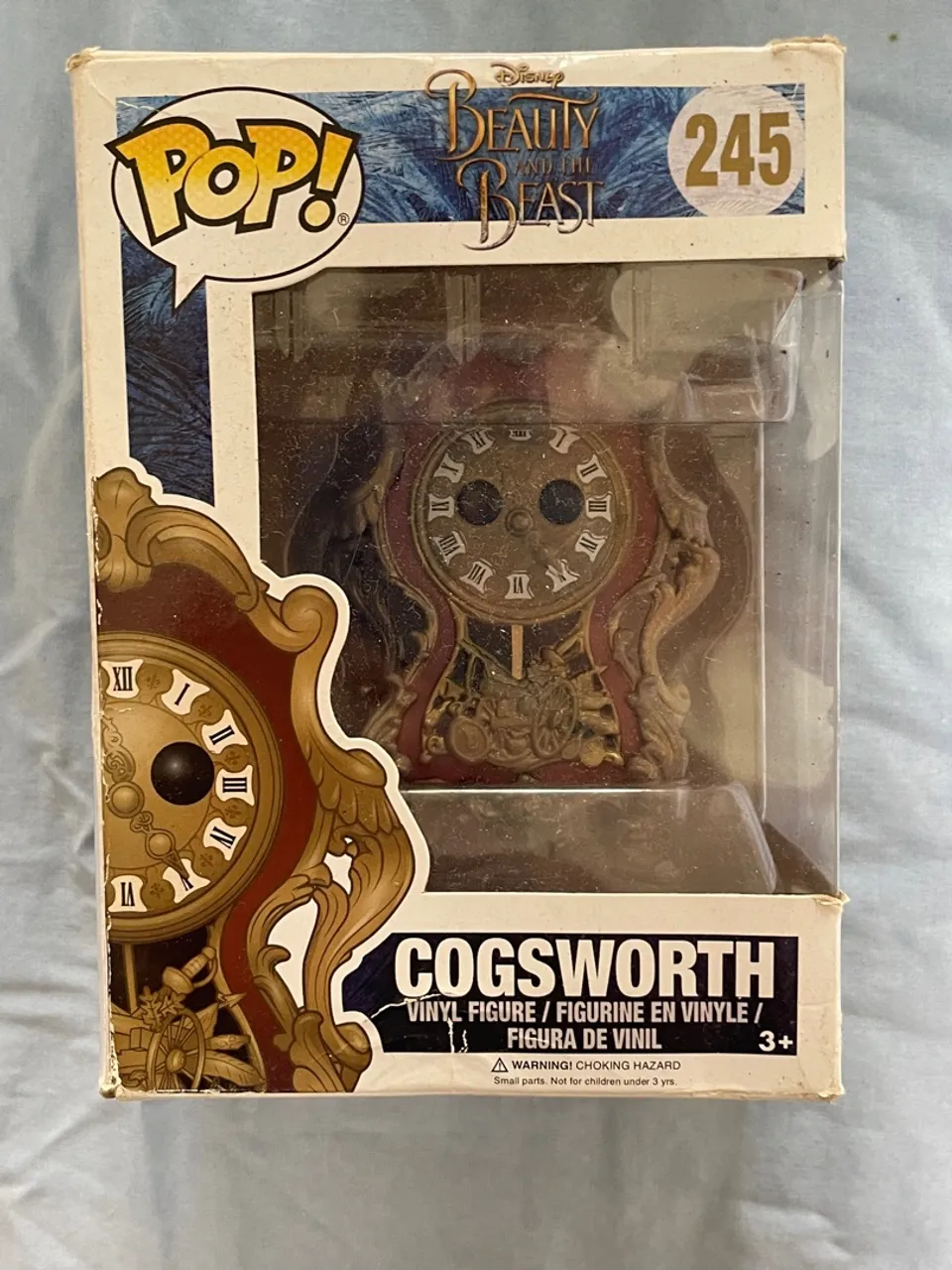 Boneco Funko Pop! Cogsworth - A Bela e a Fera