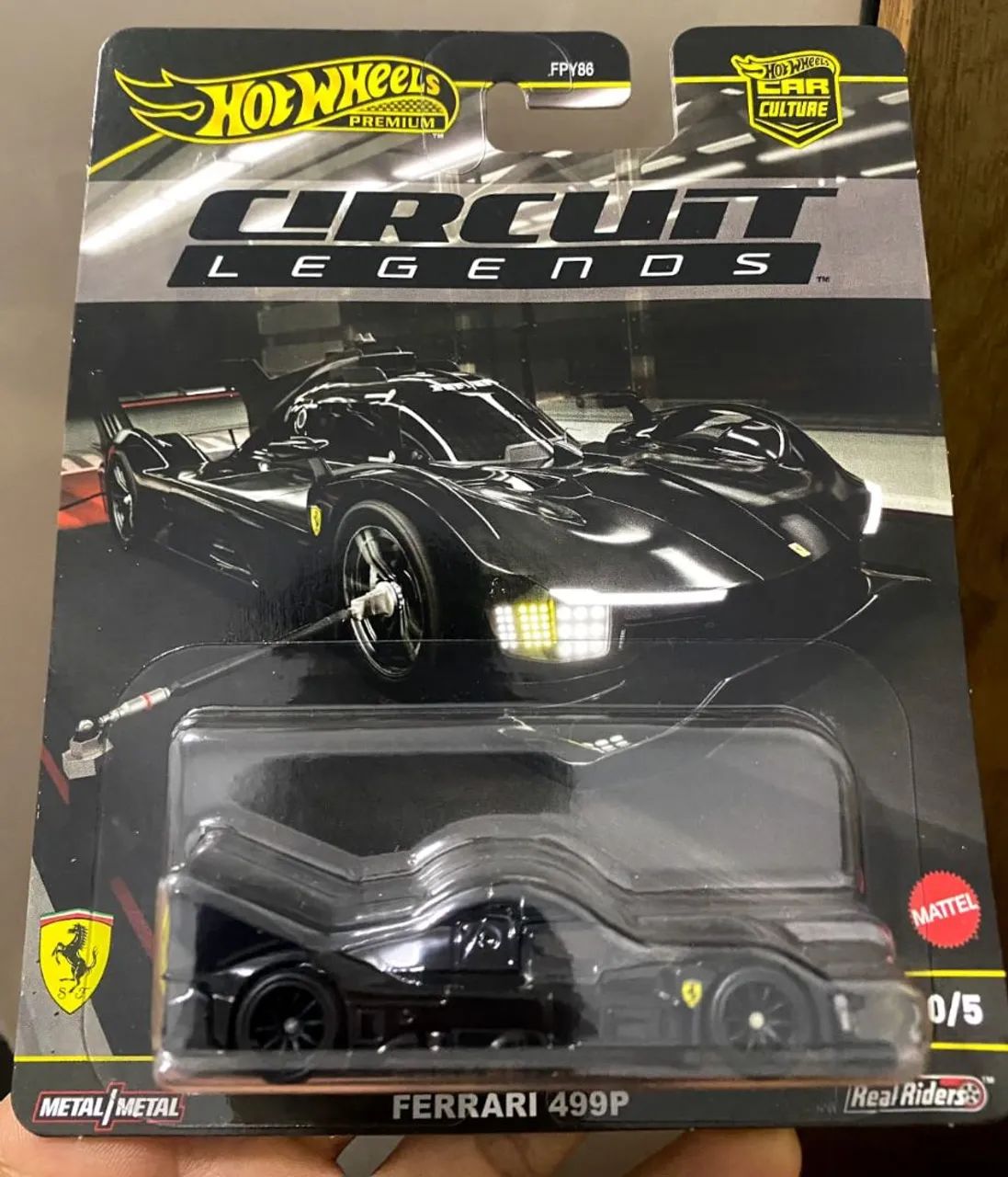 Hot Wheels Ferrari 499P ブラック Hot Wheels Premium Car Culture Circuit Legends - Mattel Ferrari