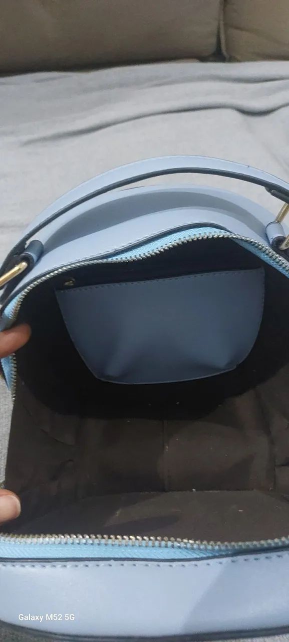 Bolsa linda redonda com bordado  - Foto 3