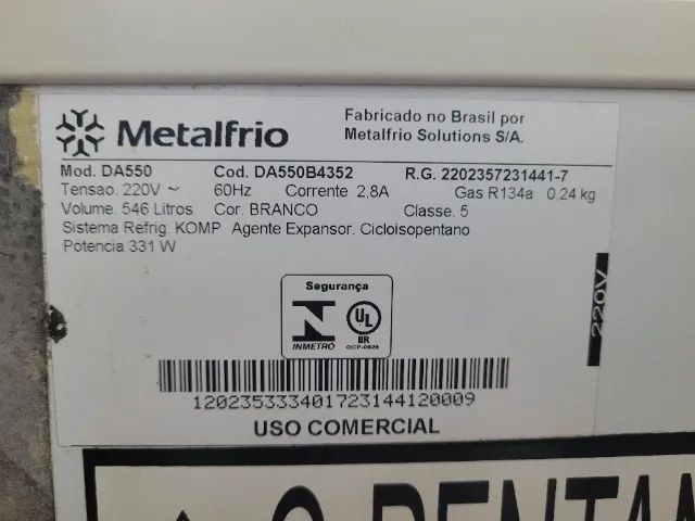 Freezer Metalfrio 546 litros - 220w - Foto 4
