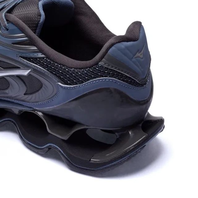 Tênis Mizuno Wave Prophecy 12S Novo Original na Caixa Preto Azul Promoção - Foto 5