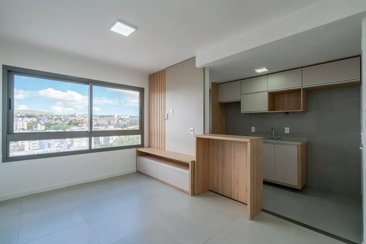 Apartamento semimobiliado para alugar no Farropupilha com 2 dormitórios (1 suíte)