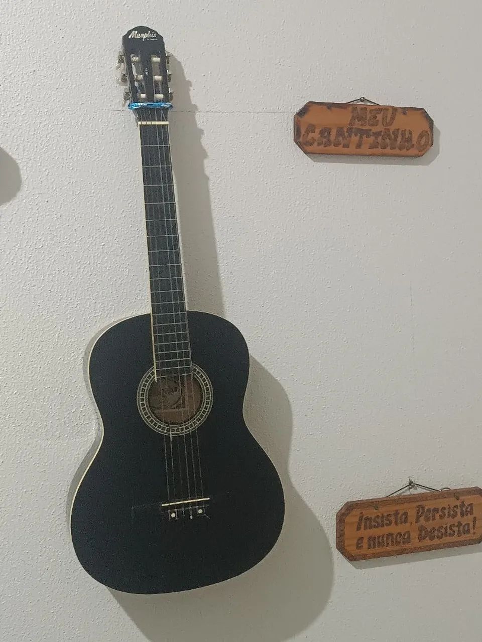Violão acústico preto VOGA - Foto 2