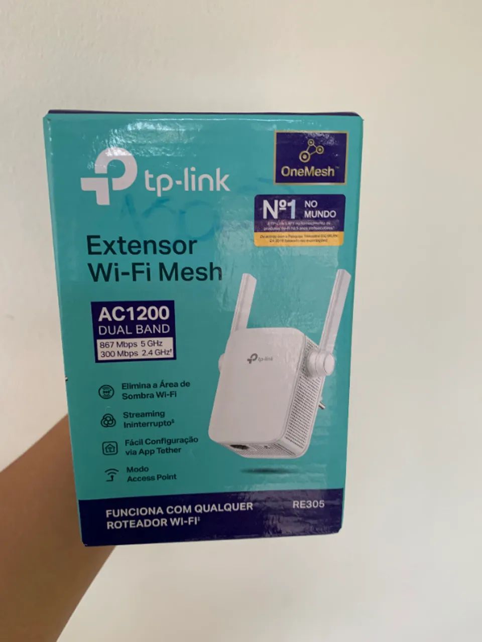 Repetidor de Sinal Wi-Fi Mesh AC1200 RE305