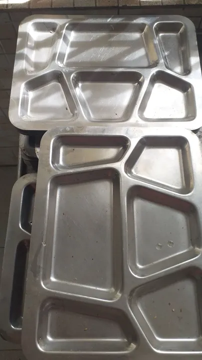 Bandeja em aço inox