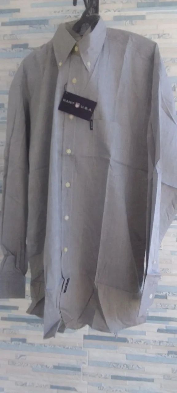 Camisas sociais masculinas com manga longa