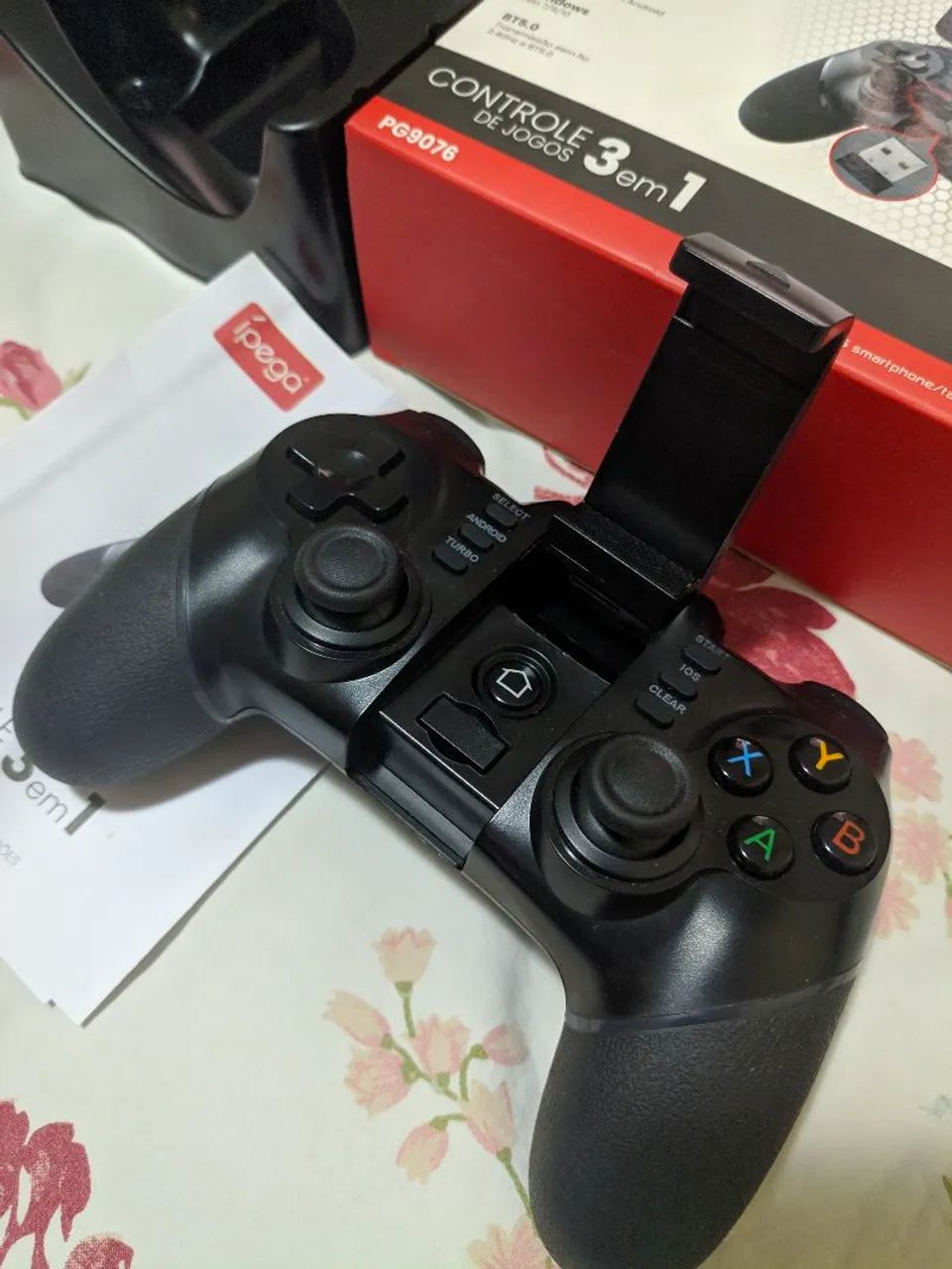 Controle Gamer IPEGA 9076 Bluetooth - Foto 2