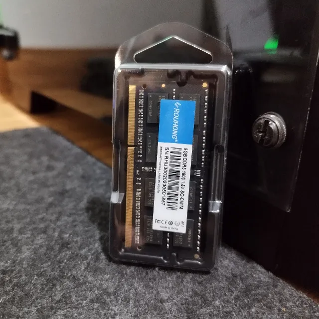Memoria DDR3 8gb Rouhong 1600MHz Para Notebook