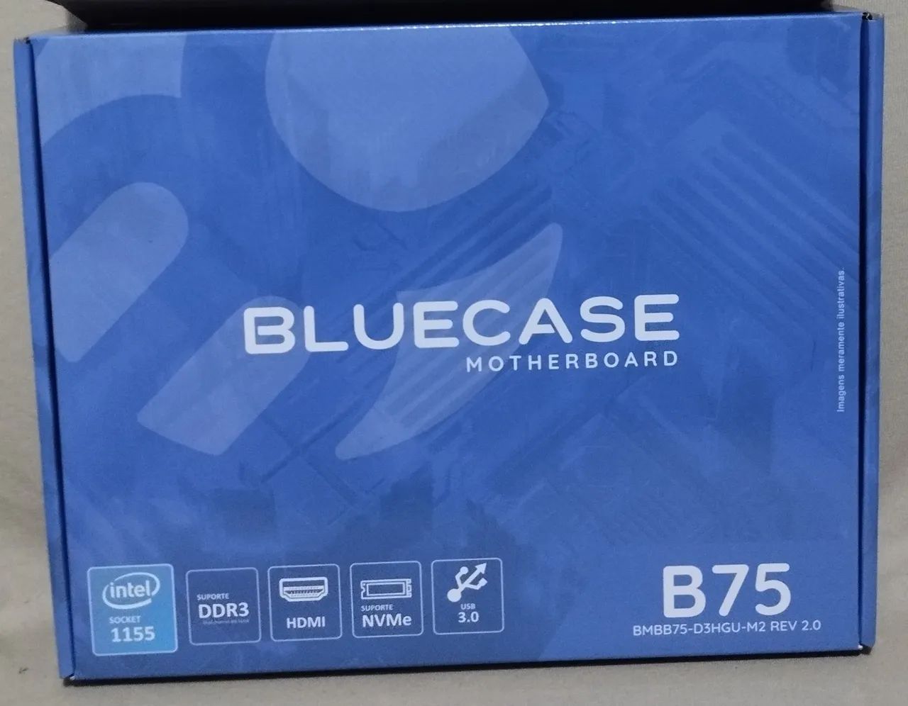 PLACA MÃE 1155 B75 E 1150 H81