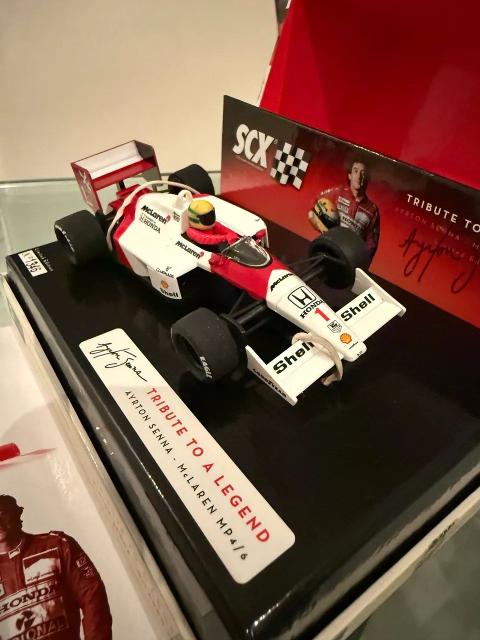 Ayrton Senna SCX - McLaren MP4/6 - Limited Edition Nº1346 - Raro