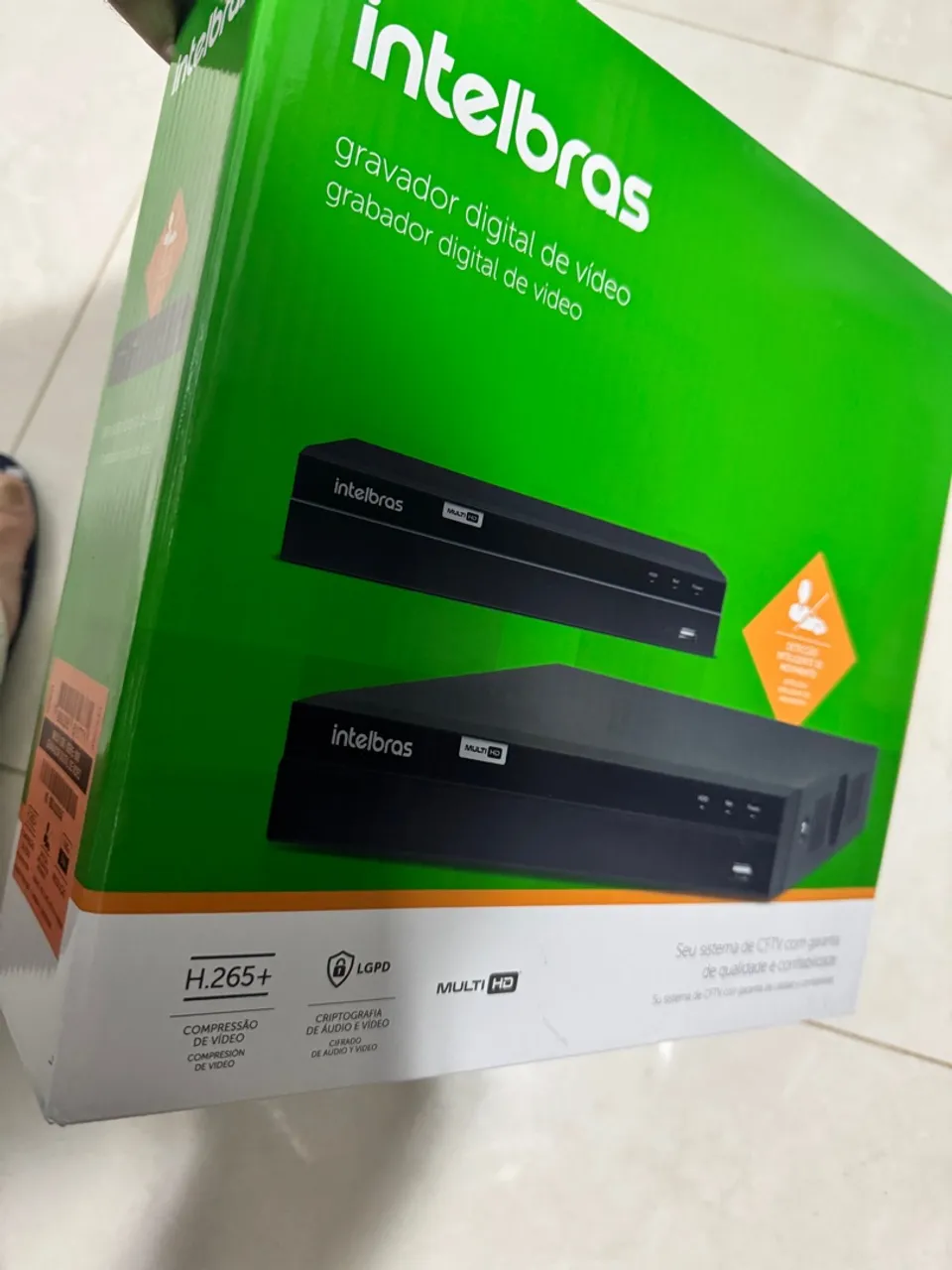DVR Intelbras MHDX 1208 8 Canais H.265+ Multi HD
