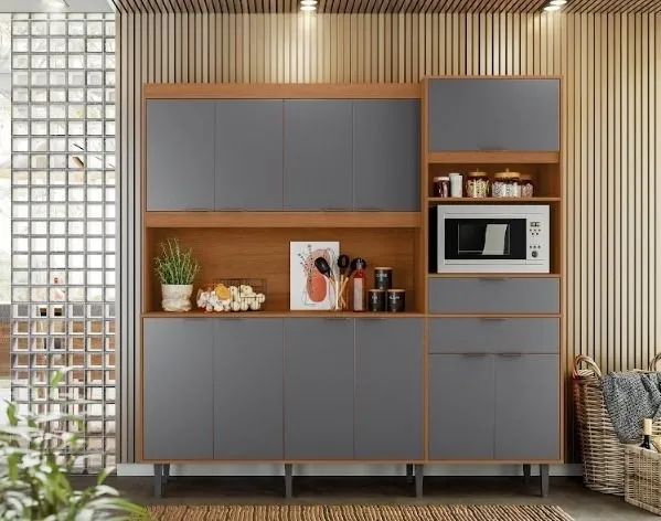 Armário de Cozinha Moderno com Design Elegante