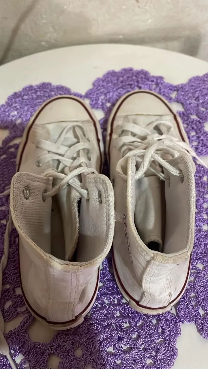 Converse All Star Branco - Tamanho 30 - Foto 2