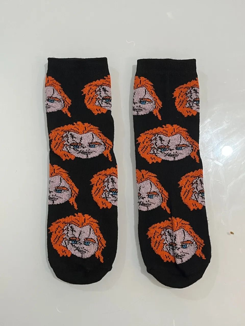 Meias personalizada Chucky - Estilo e Terror!
