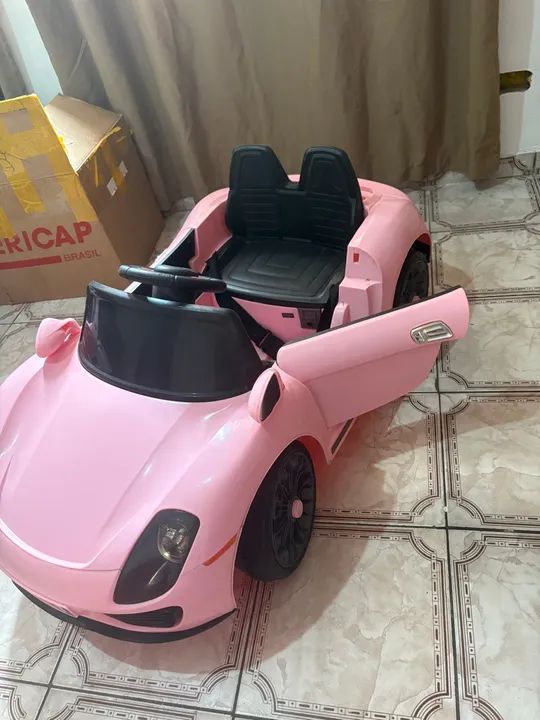 Mini Carro Elétrico Infantil Importway Bw007  Cor Rosa Voltagem do carregador 110V/220V - Foto 5