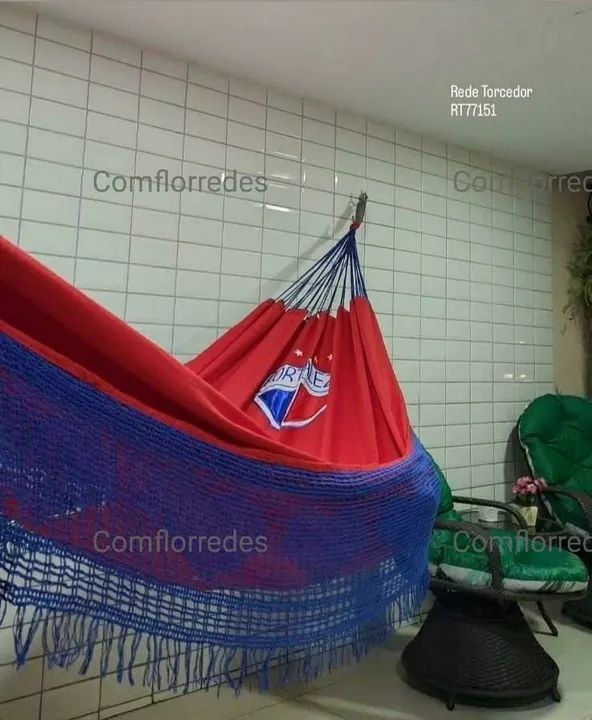 Rede De Dormir Torcedor - Vários Times/ Entrega Grátis  - Foto 2