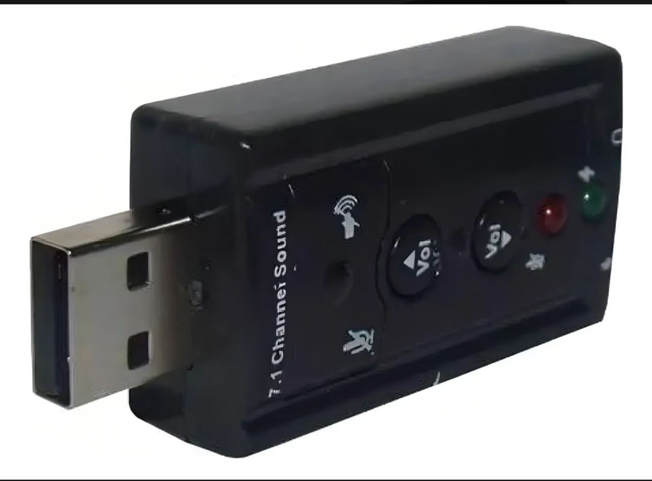 Adaptador USB 7.1 Canais Sound