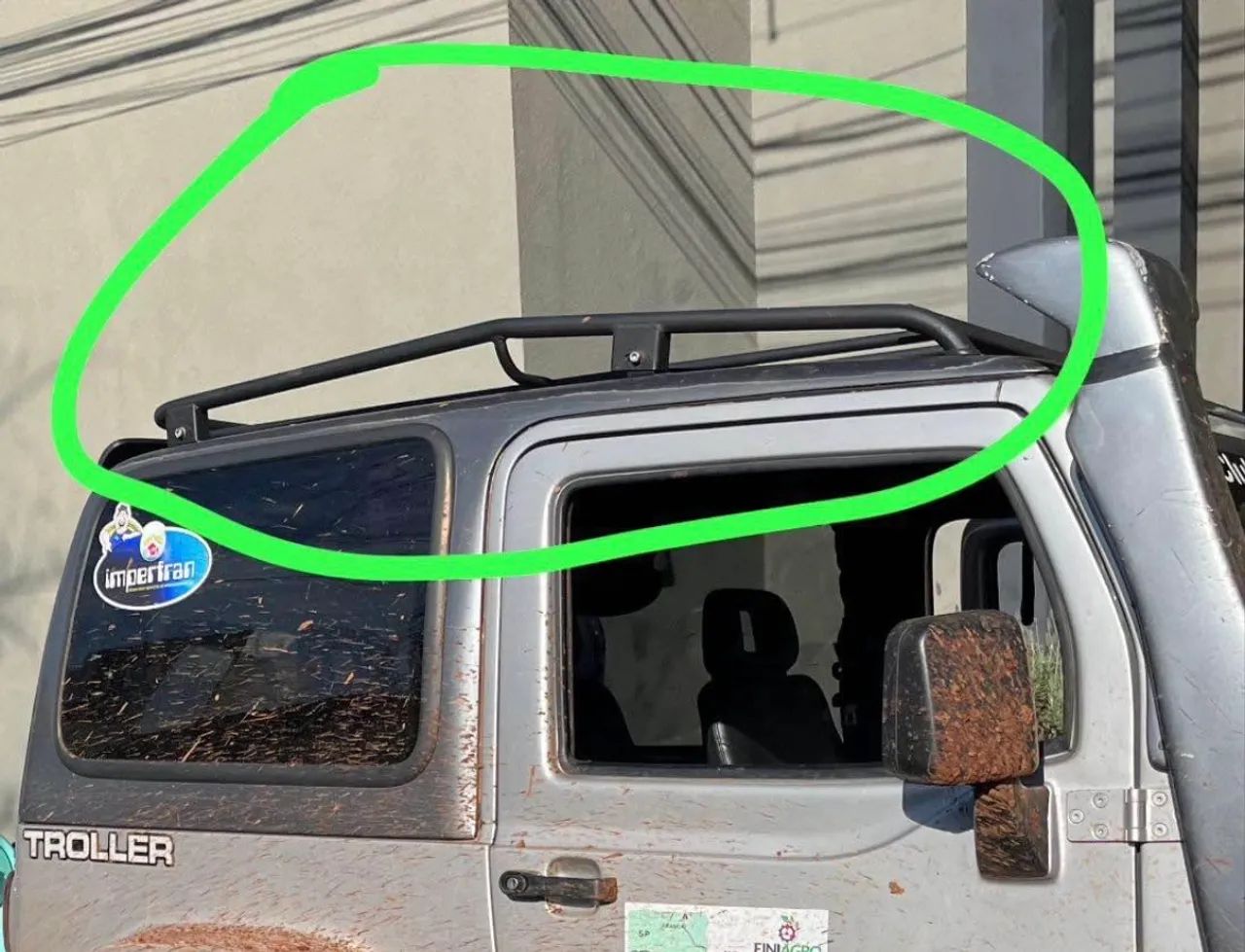Bagageiro troller 