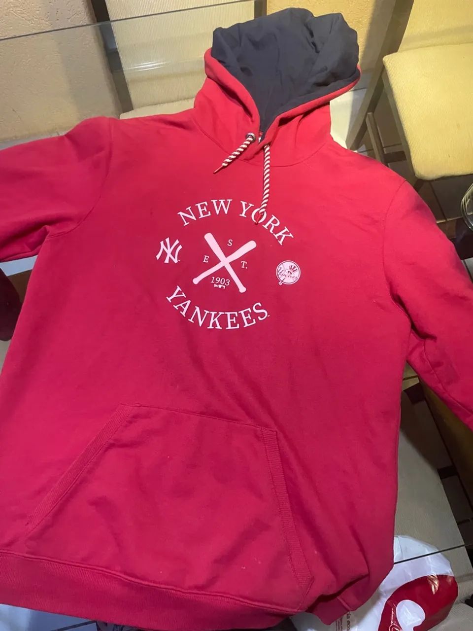 Casaco New York Yankees Vermelho - Foto 2