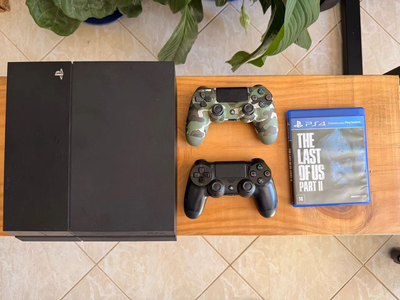 Playstation 4 FAT com 2 controles originais e Jogo The Last of Us Part II - Foto 3