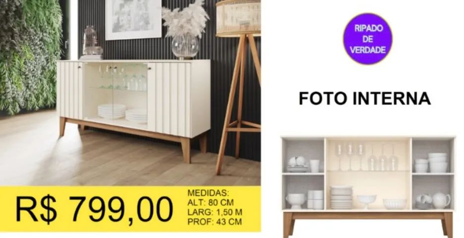 APARADOR BUFFET A PRONTA-ENTREGA 