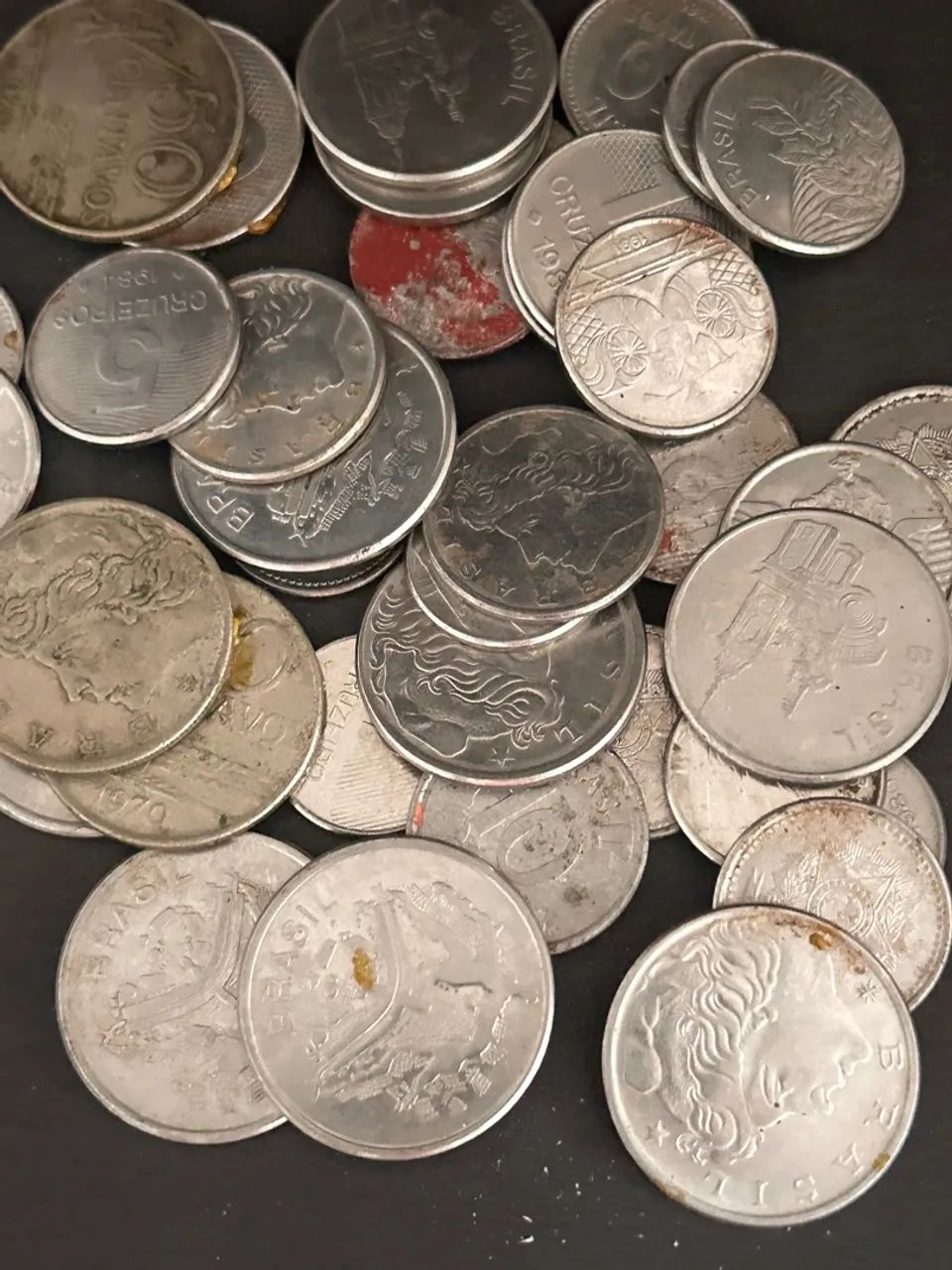 Lote de moedas antigas do Brasil  - Foto 4