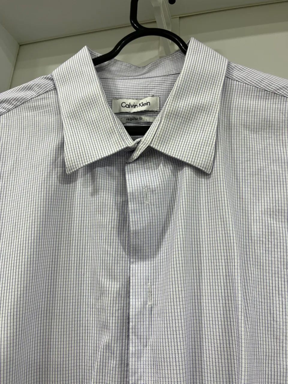 Camisa Calvin Klein cinza tamanho 17 1/2