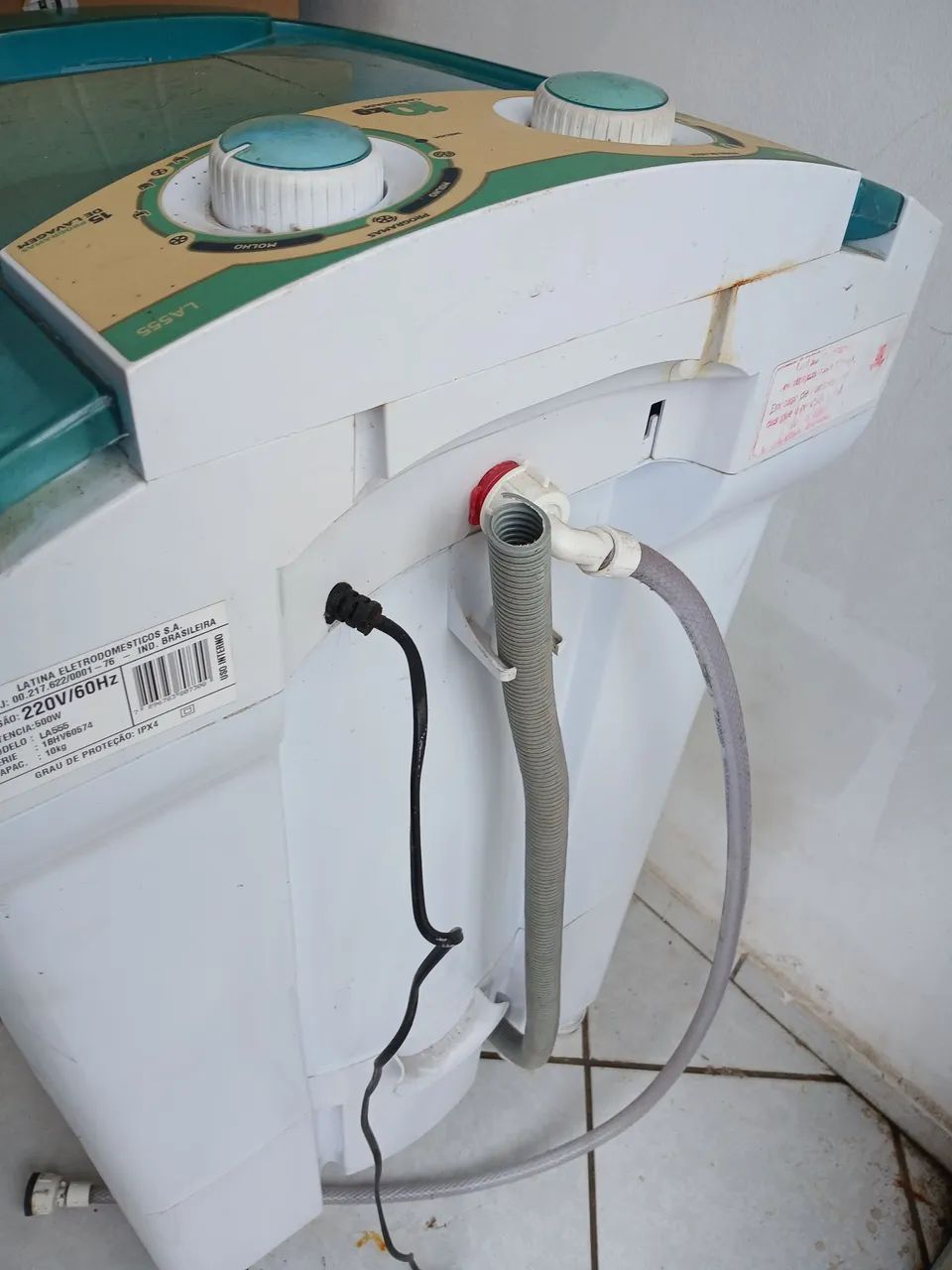 Máquina de Lavar Roupa Tanquinho Energia - Foto 5