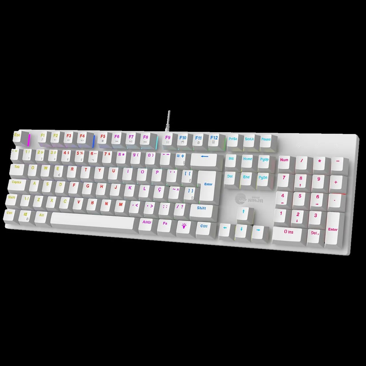 Teclado Gamer Ninja Mecânico RGB NOVO - Foto 2