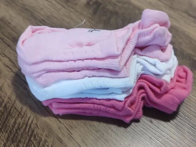 Kit com 18 pares de meias Lupo infantis tamanho 32 ao 35 cano baixo soquete - Foto 4