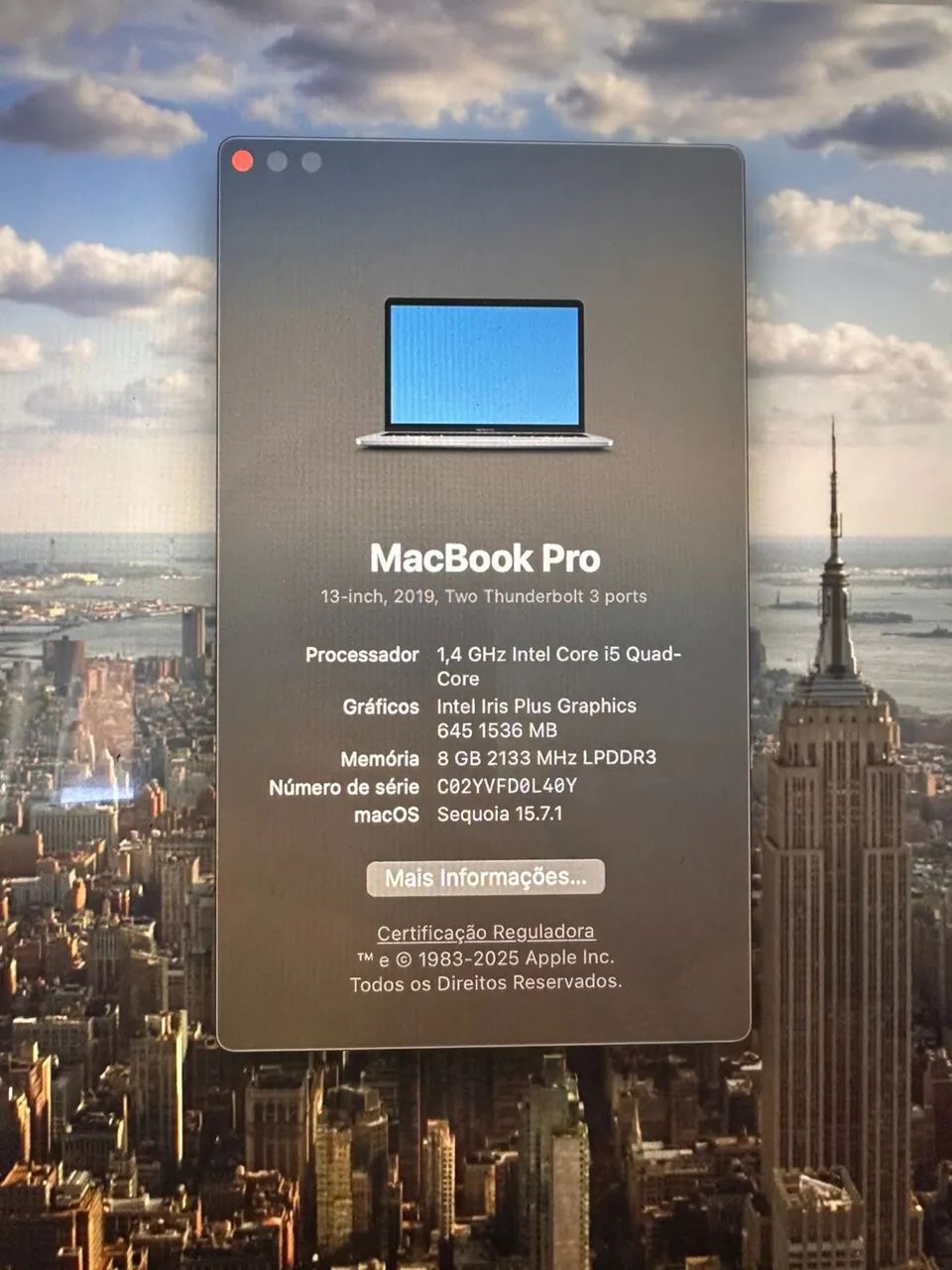 MacBook Pro 13pol Touchbar (2019) - PERFEITO! - Foto 3