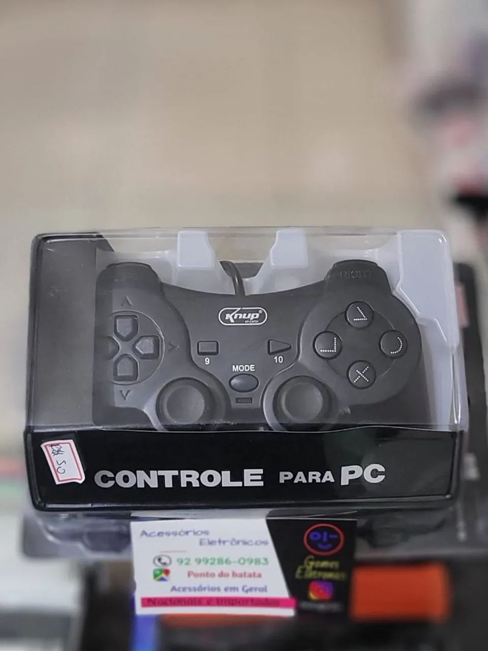 Controle gamer USB p/ computador PC e notebook R$50,00 - Foto 3
