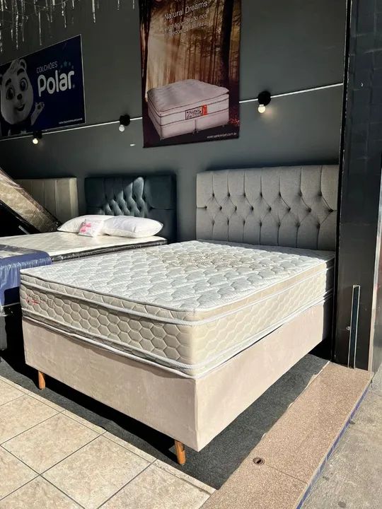 Cama box SERENATTA  pronta entrega