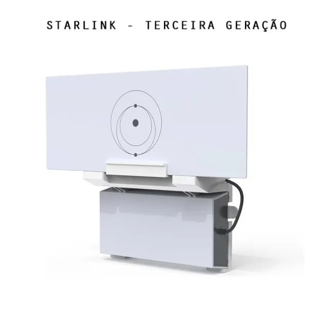 STARLINK - V4 - GERAÇÃO  3 - Internet via satélite - Alta velocidade - Foto 4