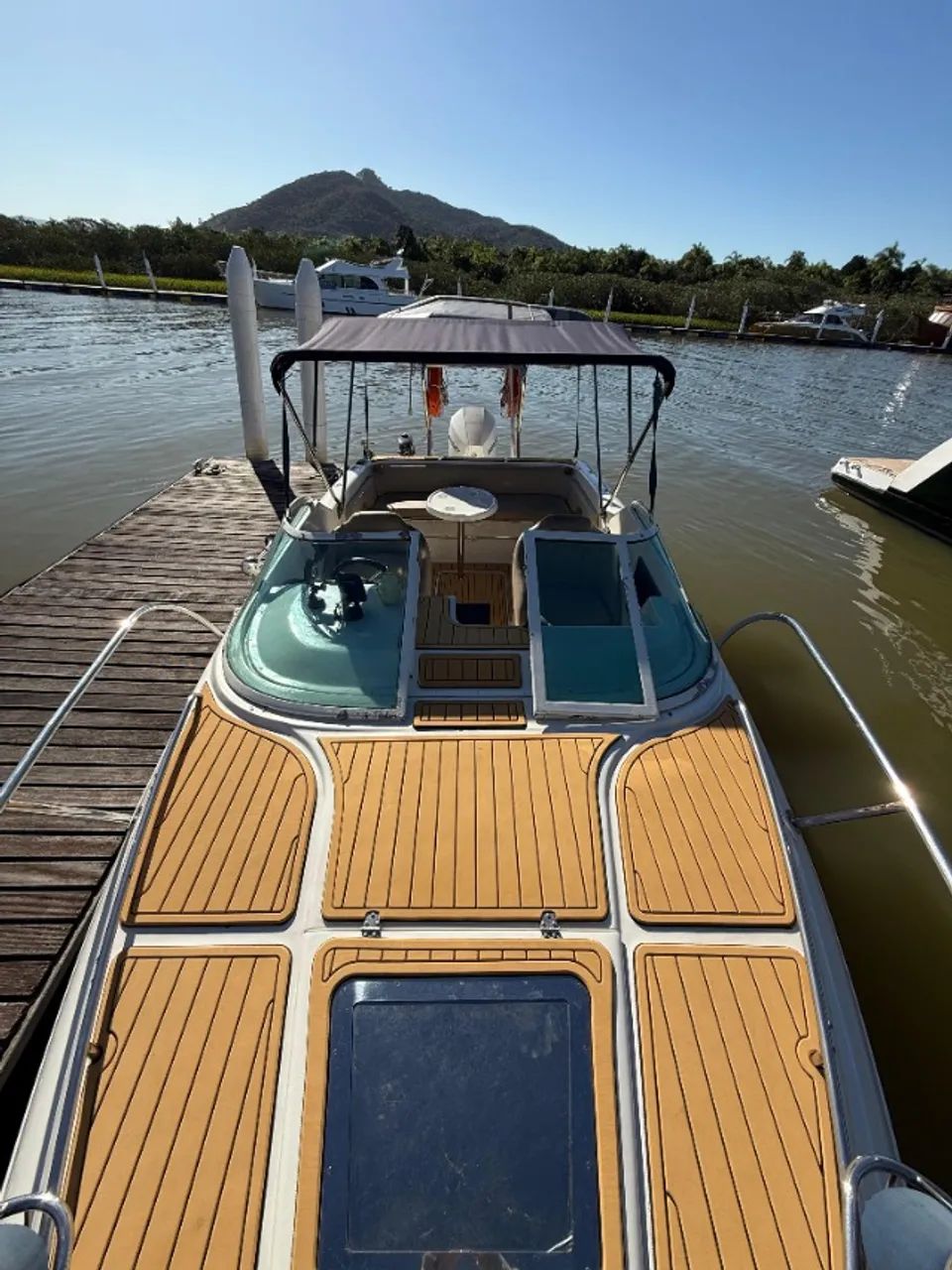 Lancha Phantom 240 24 pes. Motor novo, impecavel - Foto 8