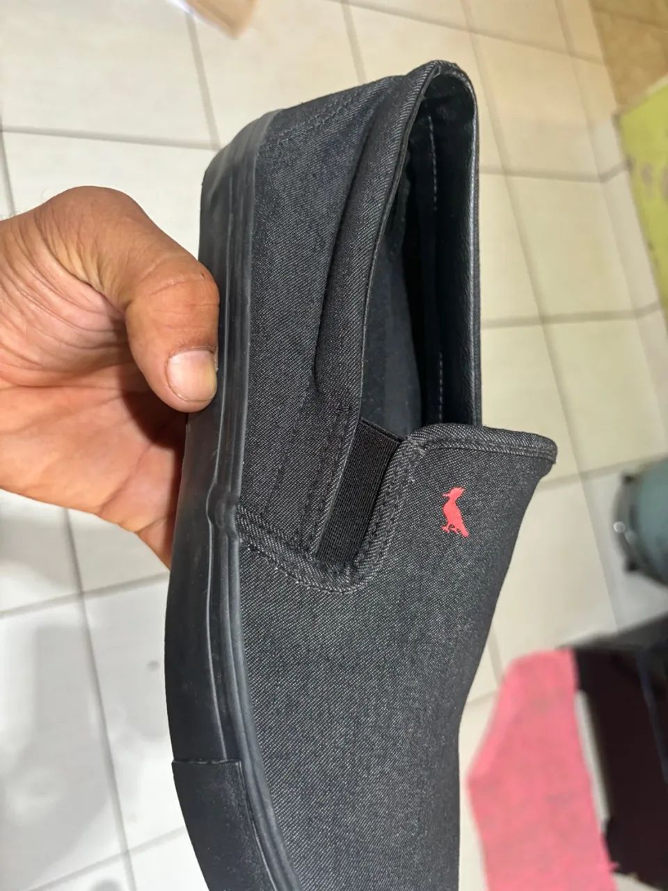 Tênis Slip On Preto