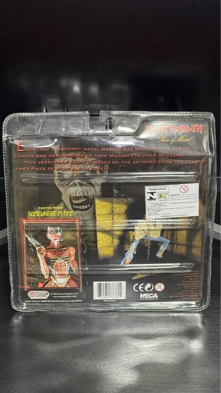 Boneco Eddie Iron Maiden Piece Of Mind Neca Lacrado Cod Tany - Foto 3