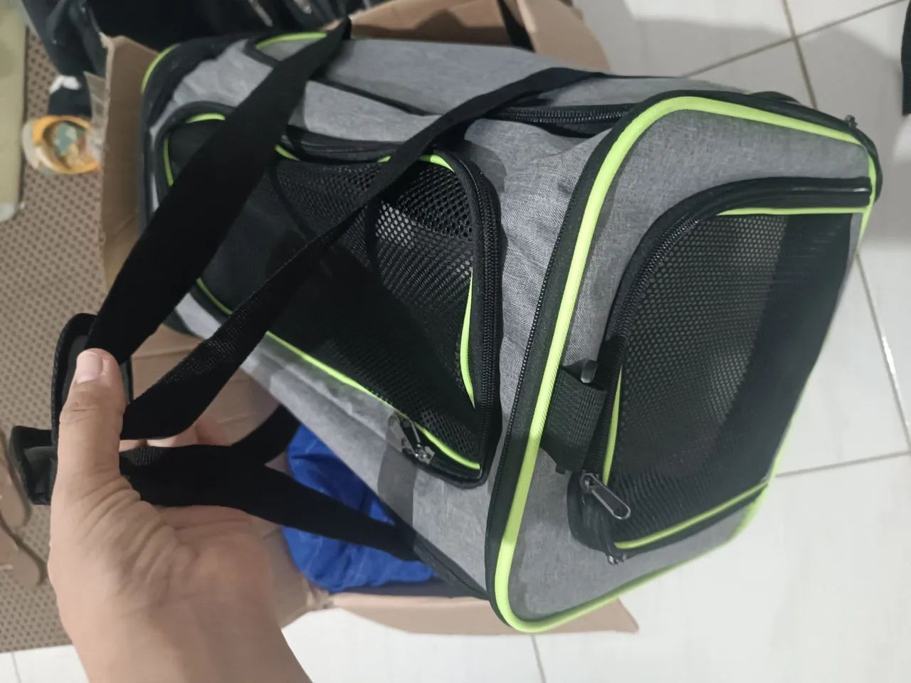 BOLSA TRANSPORTE PET CABINE AVIAO - NOVA - Foto 5