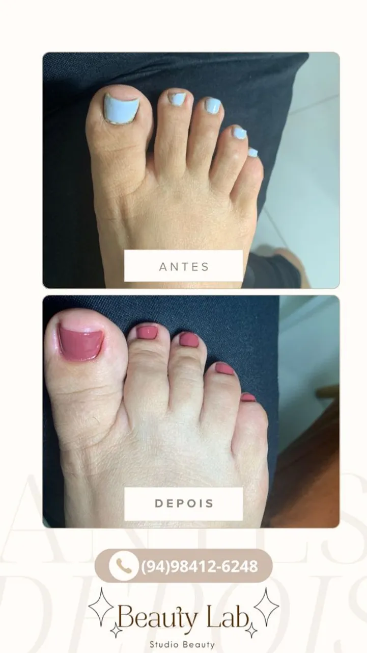 Manicure e pedicure, agende já!