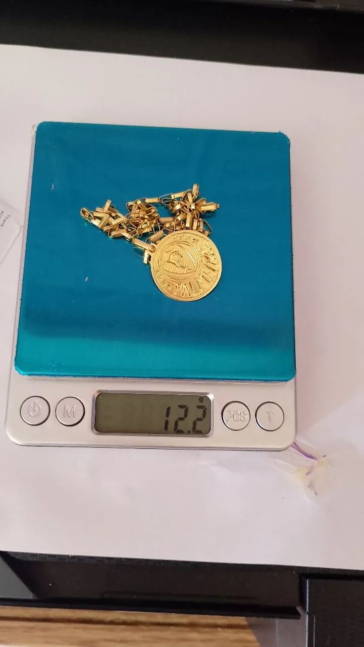 Cordão palmeiras ouro 18  12g - Foto 3
