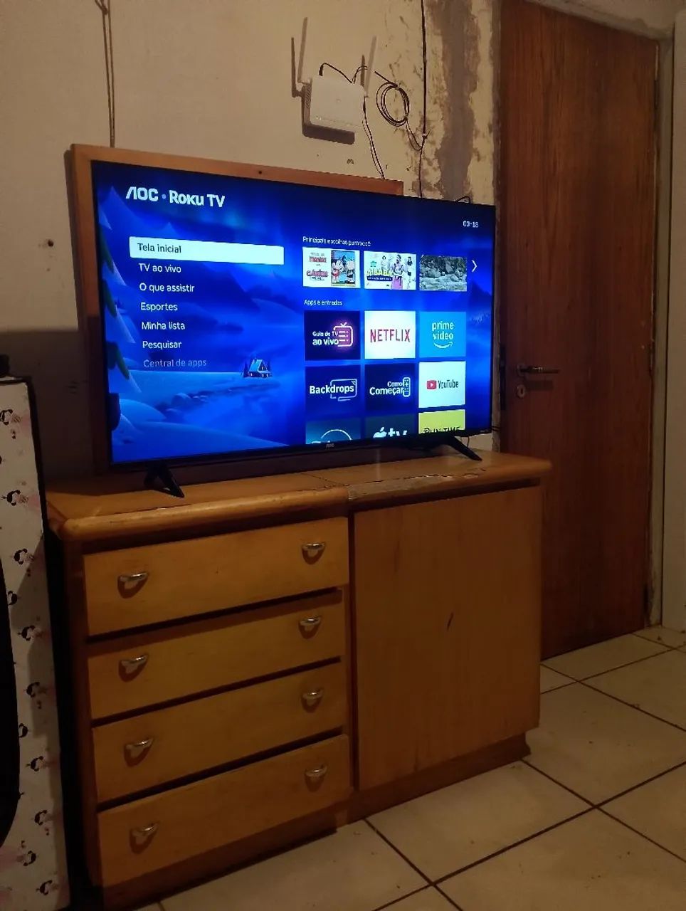 Tv AOC 43 polegadas semi nova tem 3 meses de uso  - Foto 2